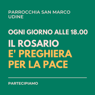 Rosario per la pace